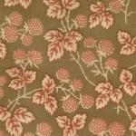 46053-22 *Collections Aliance* Tan Berry Print