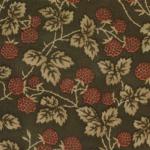 46053-24 *Collections Aliance* Dark Brown Berry Print