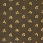 46055-11 *Collections Aliance* Brown Gold Shamrock Print