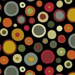 5285-k(06/11)  *Winter for All Seasons*  Circles & Dots on Black