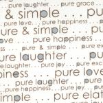 Pure Natural Pure and Simple