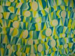 6503  * So You, Sew Fun Too* Mod Blue Geometric.  Was 8.75