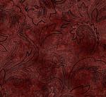 6954-0123 *Metro Mirage* Burgundy Tonal Paisley