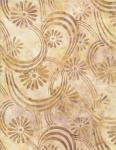 tonga-b5773-sand   (3/11)     *Tonga Batik*  Sand Daisies and Swirls