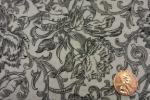 Timeless Treasures Fabrics  Carnations White/Blake