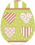 MS1381B Heart Egg 4 Hearts