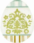 MS1384A Damask Egg Blue