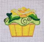 RCHO306 Yellow Rose Cupcake