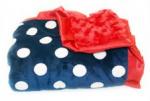 Betsy Patriotic: Red Swirl and Red Trim
