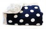 Betsy Patriotic: White Swirl and White Ruffle