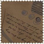 Fabrics: Letters on taupe