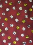 Lady bugs on red