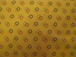 Orange with rust interlacing circles