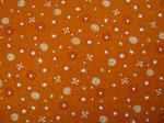 Doughnuts on orange