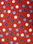 Dots on red