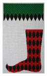 DH3751 - Red & Black Diamond Jester