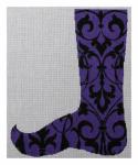 DH3775 - Purple & Black Baroque Jester