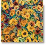 South Sea Imports - Flowers of the Sun - Small Packed Sunflowers Gold Multi - Q1669-83805-587
