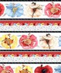 C36 Can Can Dancers Sexy Pin Up Sew Quilt Cotton Fabric