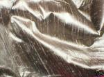 H27 STUNNING TAUPE Drapery Qult Sew DUPIONI SILK FABRIC