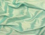 H63 SEAFOAM Blue Green Quilt Sew Dupioni Silk Fabric