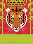 Charley Harper Art Asian Tiger Bookplate Set