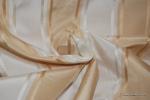 HD754 Regency Style Ivory and Butter Yellow Gold Vertical Stripe with Jacquard Herringbone Accent Extraordinary Silk Fabric Drapery Fabric. 