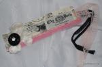 KCB00 Vintage Fashion Label Paris Flea Market Wrist Cuff Handcrafted by Local Artist