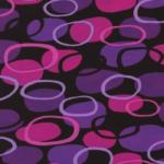 Koshibo Pink Purple Modern Circles Apparel Crepe Fabric 60 wide OSFT57