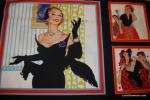 R384 Sexy Lady Retro Women 1950's Norman Rockwell Vintage Cotton Fabric Quilt Fabric