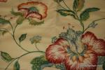 2.5 Yard Piece Glazed Chintz Polished Cotton Heavy Drapery Fabric REM125 Orig Price $150 SALE $19 WHOLE PIECE