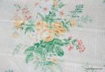 REM318 -- 11 yard BOLT Classic English Garden Chintz Print Cyrus Clark Yellow Woodgrain Floral Heavy Weight Cotton Fabric Drapery Fabric Orig Price $650, SALE $59 whole Piece!