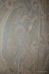 REM333 -- 2.6 YARD PIECE -- Incredible Rich Italian Paisley Tapestry Blue Grey Upholstery Weight Fabric