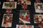 Christmas Victorian Christmas Santa Claus Postcards Merry Christmas Retro Cotton fabric Quilt fabric T29