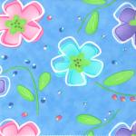 Moda Amelia 22160 15 Bashful Blue Flowers