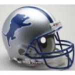 Detroit Lions Throwback 83-02 Riddell Full Size Authentic Football Helmet