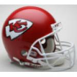Kansas City Chiefs Riddell Full Size Authentic Football Helmet