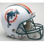 Miami Dolphins Riddell Full Size Authentic Football Helmet