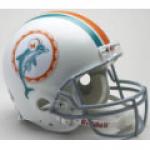 Miami Dolphins Throwback 1972 Riddell Full Size Authentic Football Helmet