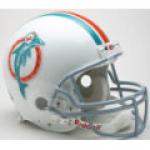 Miami Dolphins Throwback 73-79 Riddell Full Size Authentic Football Helmet