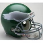 Philadelphia Eagles Throwback 74-95 Riddell Full Size Authentic Football Helmet