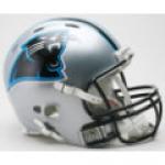 Carolina Panthers Riddell Revolution Full Size Authentic Football Helmet