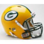 Green Bay Packers Riddell Revolution Full Size Authentic Football Helmet