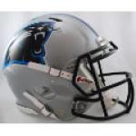 Carolina Panthers Riddell Revolution Speed Full Size Authentic Football Helmet