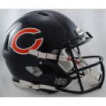 Chicago Bears Riddell Revolution Speed Full Size Authentic Football Helmet