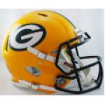 Green Bay Packers Riddell Revolution Speed Full Size Authentic Football Helmet