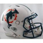 Miami Dolphins Riddell Revolution Speed Full Size Authentic Football Helmet