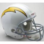 San Diego Chargers Throwback 61-73 Riddell Full Size Authentic Football Helmet