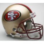 San Francisco 49ers Throwback 96-08 Riddell Full Size Authentic Football Helmet