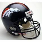 Denver Broncos Riddell Full Size Replica Football Helmet